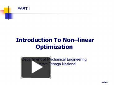 MATLAB Optimization Toolbox presentation | free to view