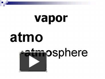 PPT – vapor PowerPoint presentation | free to download - id: 55c4c1-YWFlM