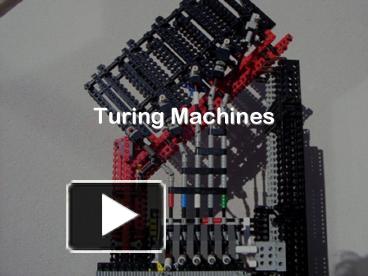 Turing Machines presentation | free to view