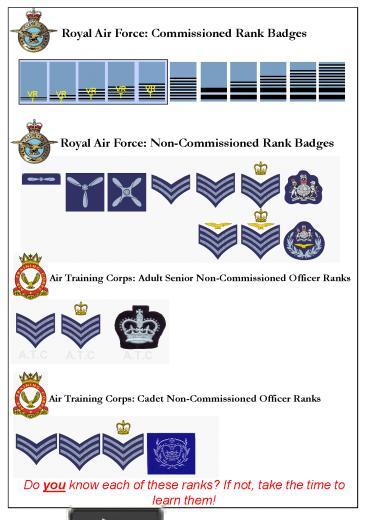 PPT – Royal Air Force: Commissioned Rank Badges PowerPoint presentation ...