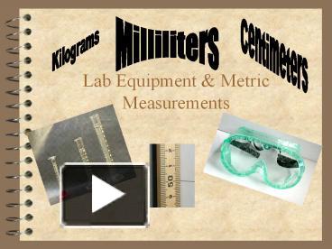 PPT – Lab Equipment PowerPoint presentation | free to view - id: 5be9c0 ...
