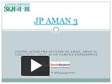 jp aman 3 presentation | free to download