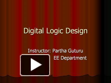 Digital Logic Design presentation | free to view