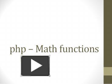 php presentation | free to download