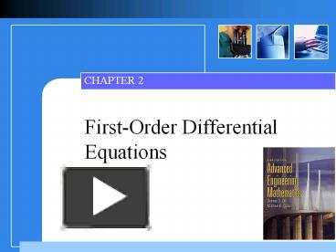 First-Order Differential Equations presentation | free to download