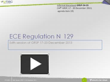 PPT – ECE Regulation N PowerPoint presentation | free to download - id ...