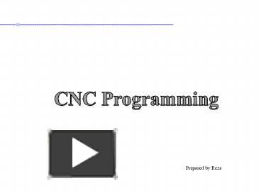 CNC Programming presentation | free to download