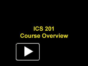ICS 201 Course Overview presentation | free to download