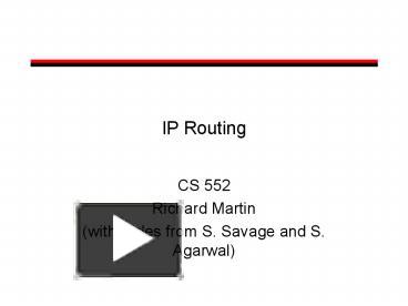 PPT – IP Routing PowerPoint presentation | free to download - id ...