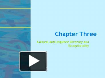 PPT – Chapter Three PowerPoint presentation | free to download - id ...