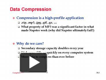 Data Compression presentation | free to download