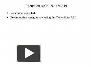 PPT – Recursion PowerPoint presentation | free to download - id: 6be670 ...