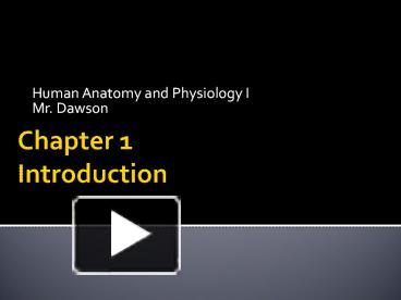 PPT – Chapter 1 Introduction PowerPoint presentation | free to view ...