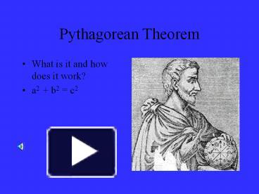 PPT – Pythagorean Theorem PowerPoint presentation | free to view - id ...