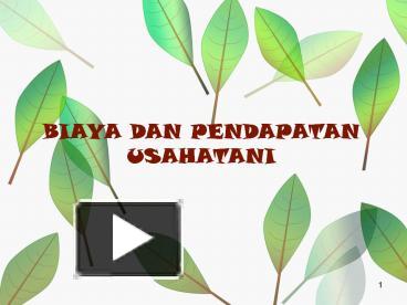 PPT – Leaves PowerPoint presentation | free to download - id: 6cc199-MTFhN