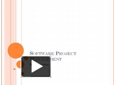 PPT – Software Project Management PowerPoint presentation | free to ...