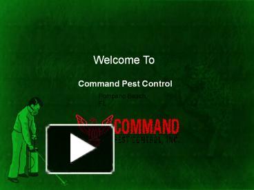 Command Pest Control Pompano Beach Florida presentation | free to download