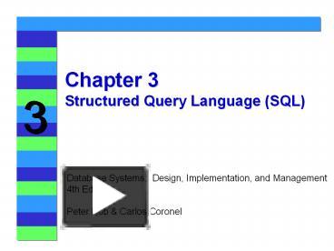 PPT – Chapter%203%20Structured%20Query%20Language%20(SQL) PowerPoint ...