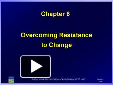 Overcoming Resistance to Change presentation | free to download