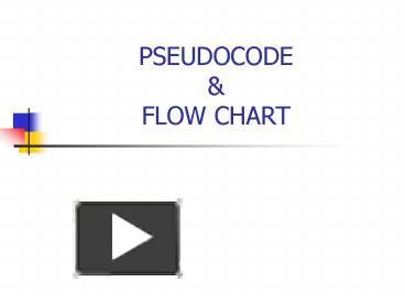 PSEUDOCODE presentation | free to download