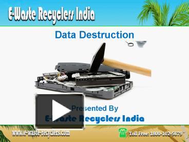 Data Destruction presentation | free to download