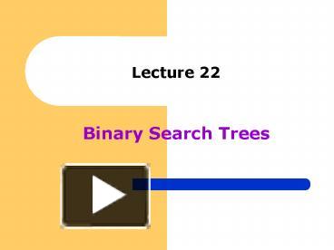 Binary Search Trees presentation | free to download