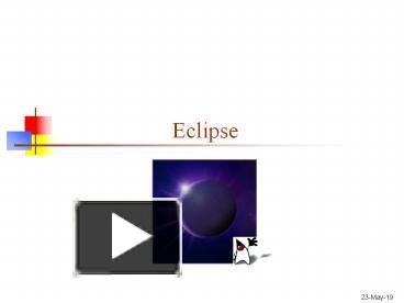Eclipse presentation | free to download