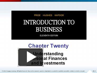 PPT – Chapter Twenty PowerPoint presentation | free to download - id ...