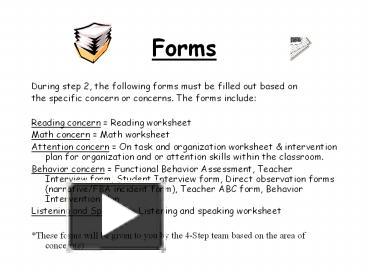 PPT – Forms PowerPoint presentation | free to download - id: 745612-MzkyN