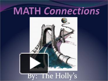 MATH Connections presentation | free to view
