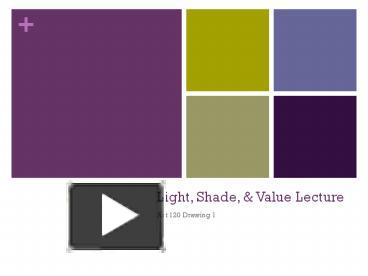 Light, Shade, presentation | free to download