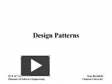 PPT – Design Patterns PowerPoint presentation | free to download - id ...