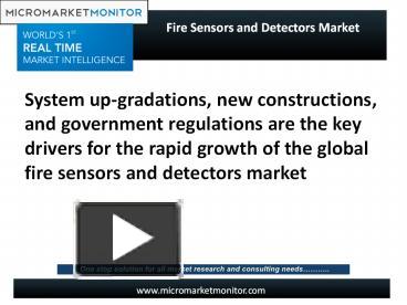 Fire Sensors and Detectors Market presentation | free to download