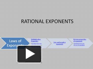PPT – RATIONAL EXPONENTS PowerPoint presentation | free to download ...