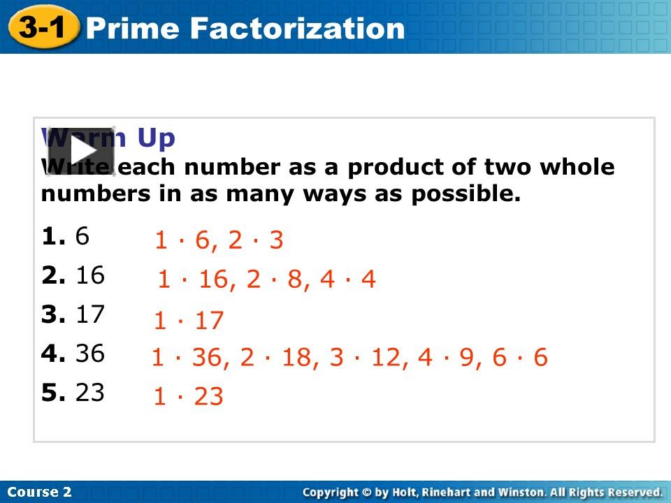 PPT – Warm Up PowerPoint presentation | free to download - id: 775fee-MDBhY