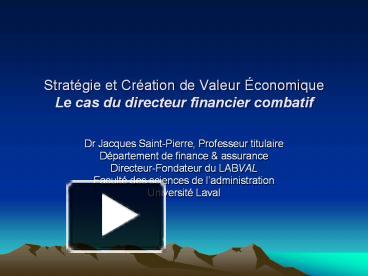 Strat presentation | free to download