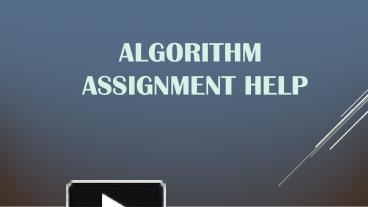 PPT – Algorithm PowerPoint presentation | free to download - id: 7a0184 ...