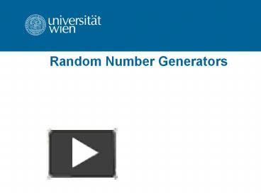 Random Number Generators presentation | free to download