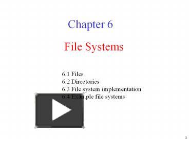 PPT – File%20Systems PowerPoint presentation | free to download - id ...