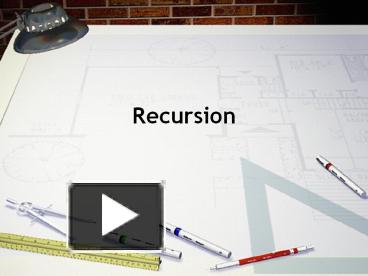 Recursion presentation | free to download