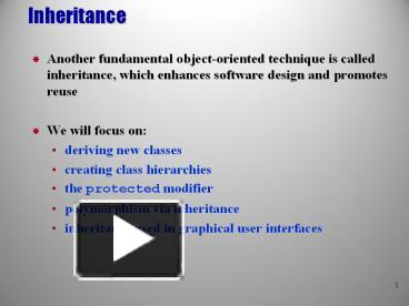 Inheritance presentation | free to download