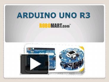 Arduino UNO R3 Buy India by Robomart presentation | free to download