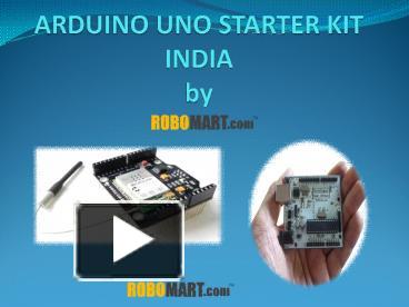 PPT – Arduino Uno starter kit by RObomart PowerPoint presentation ...