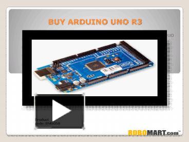 Buy Arduino Uno R3 presentation | free to download