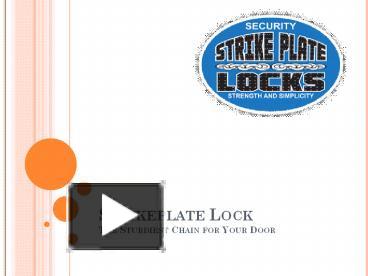 PPT – Home Security Door Locks PowerPoint presentation | free to ...