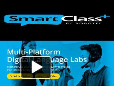 PPT – Modern Language Lab PowerPoint presentation | free to download ...