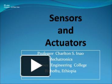 sensor s transducers 2 presentation | free to download