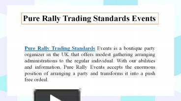 PPT – Pure Rally Marbella 2017 Organized by Pure rally PowerPoint ...