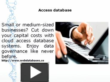 PPT – Access database PowerPoint presentation | free to download - id ...