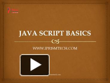 PPT – Java Scripts Basics PowerPoint presentation | free to download ...